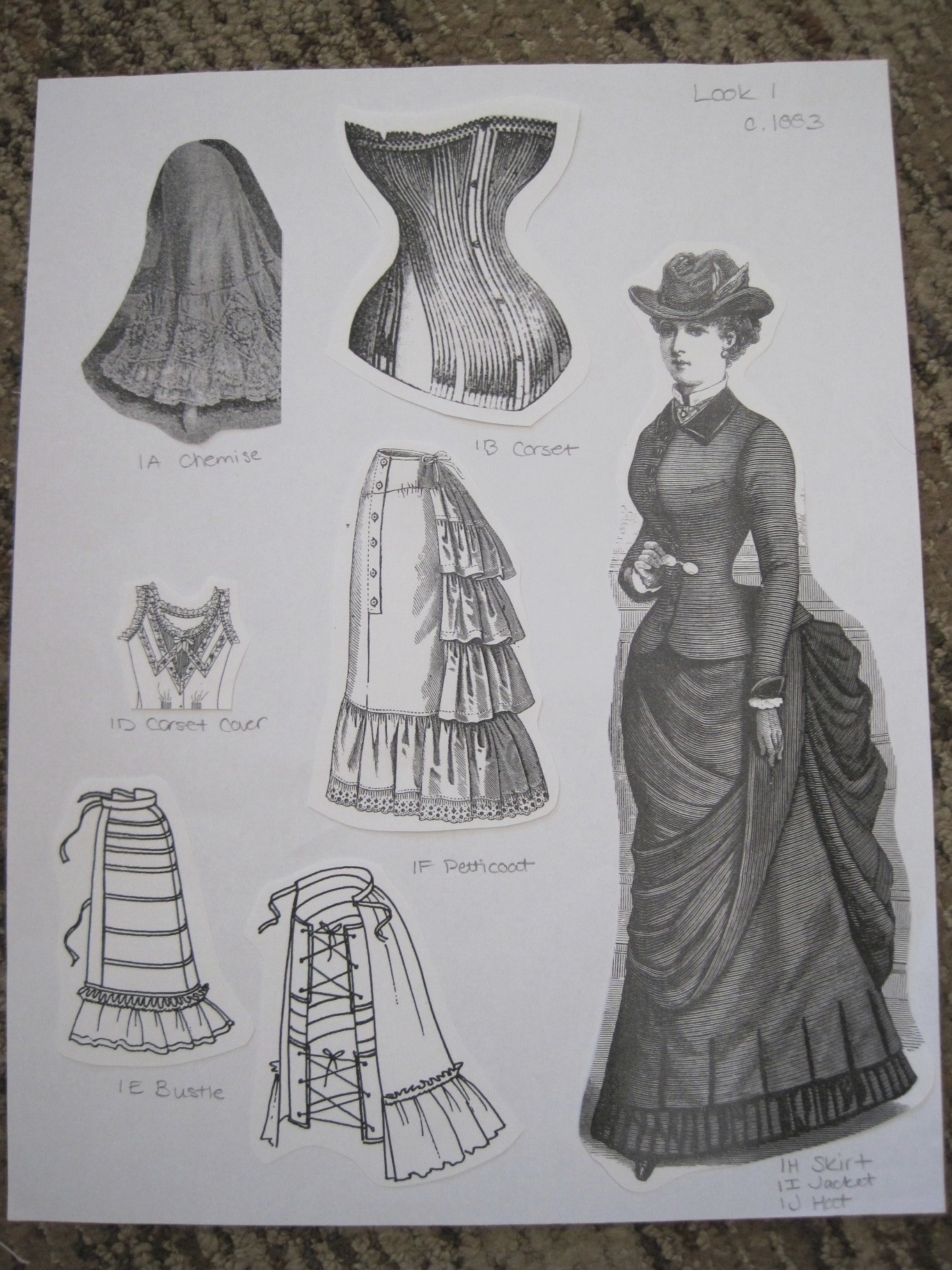 Late 1880's-1890's undergarments